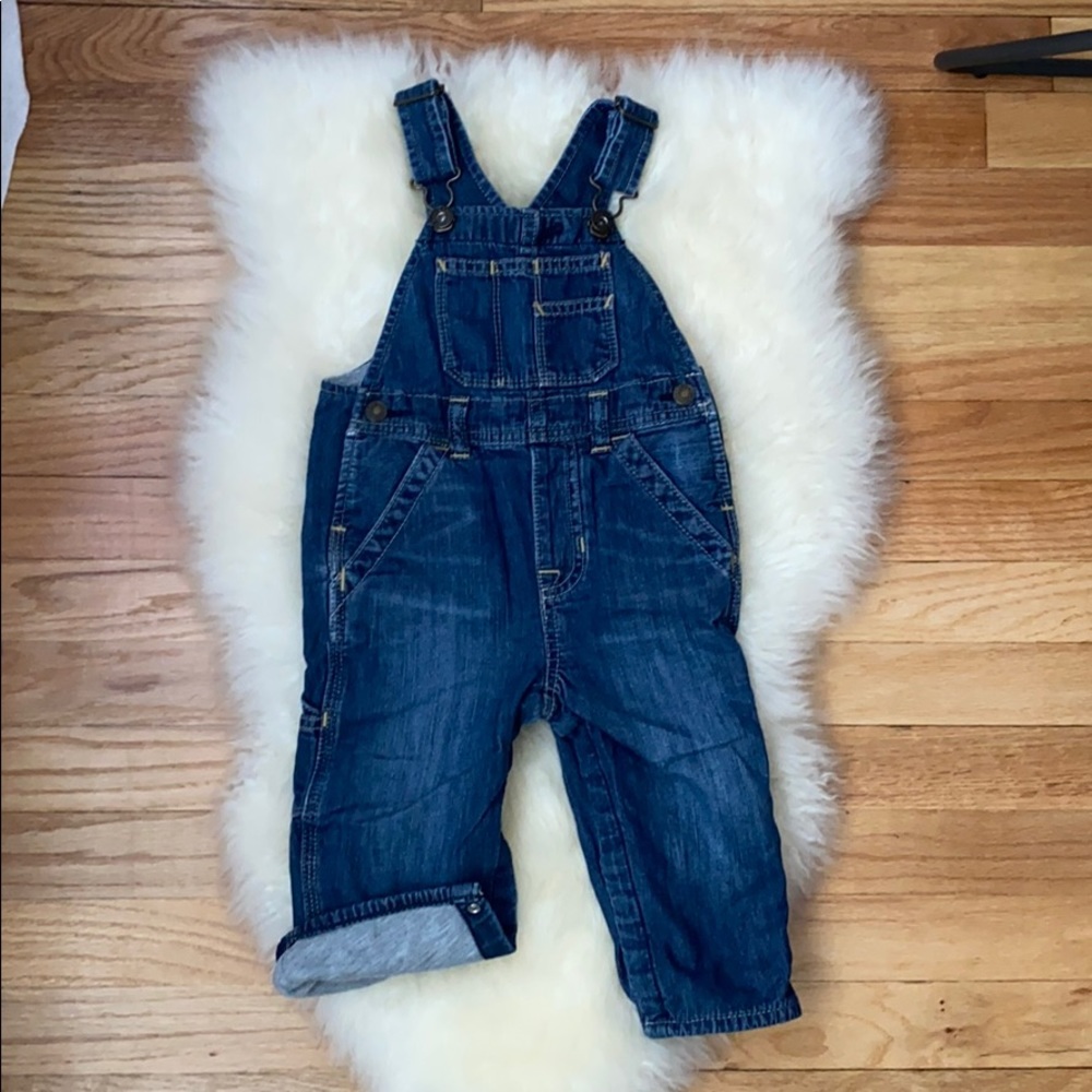 Baby Gap lined toddler overalls